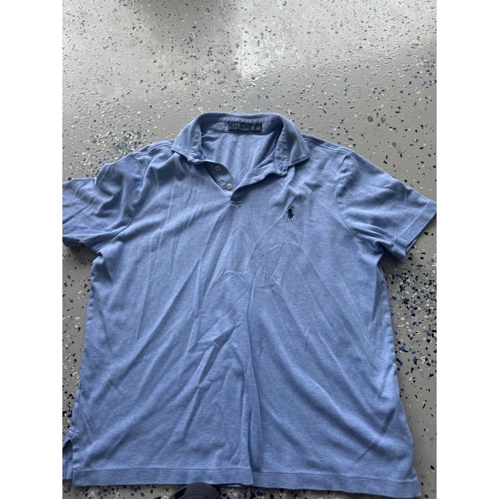 Polo Ralph Lauren Polo Shirt Classic Fit Short‎ Sleeve Blue XL
